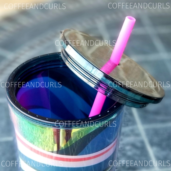 Starbucks Gold Ribbon Swirl Holigraphic Venti Cold Cup Tumbler Christmas… - Picture 8 of 11